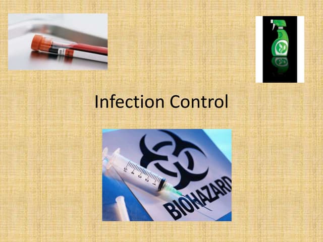 Introduction to infection control