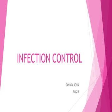 Infection control sandra