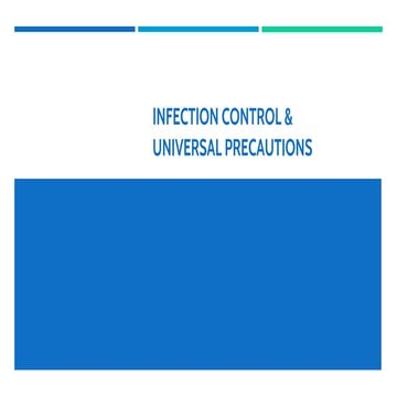 Infection control training | PPTX