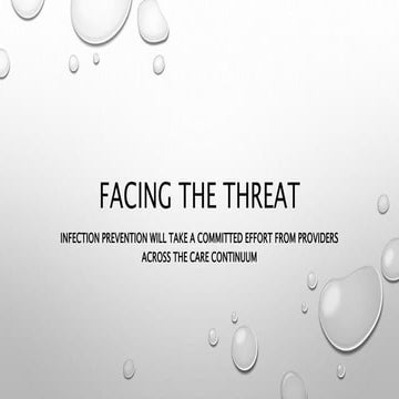 Infection prevention