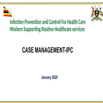 Infection Prevention and Control For Health Care Workers Supporting Routine H...