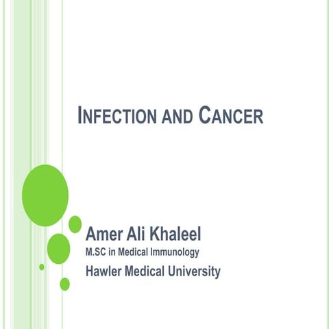 Infections and cancer