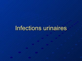 Infections urinaires final