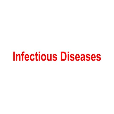 Infectious disease p1