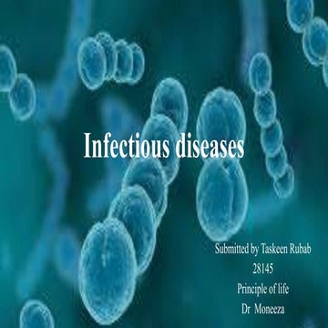 Infectious disease pol taskeen rubab 28145 (1)