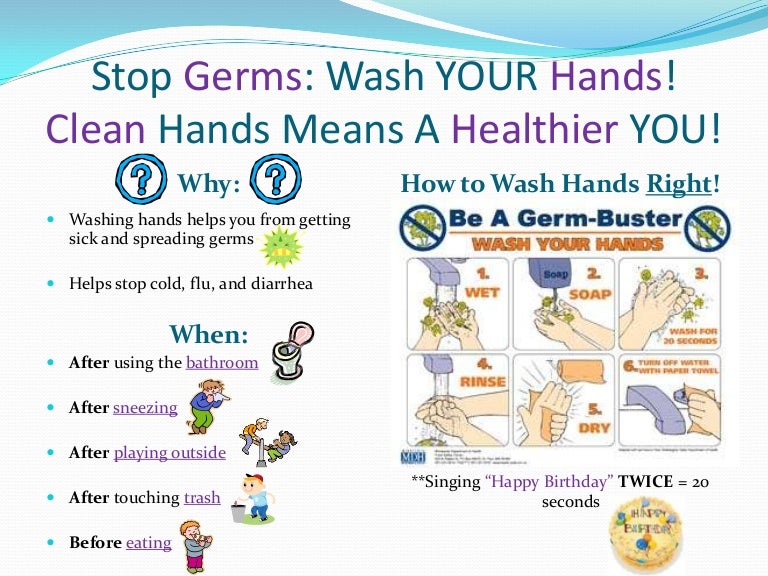 Infectious disease prevention handwashing