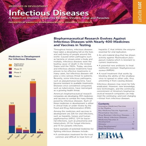 Infectious diseases report 2013
