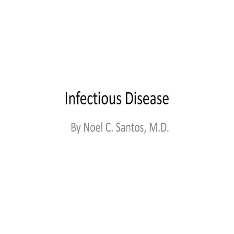 Introduction to Infectious Diseases and Bacterial Infections
