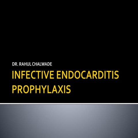 Infective endocarditis