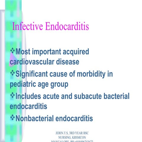 Infective endocarditis