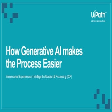 Mastering UiPath IXP – From Fundamentals to DU Framework Integration ...