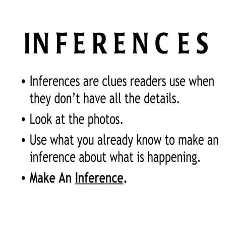 Inferences PowerPoint