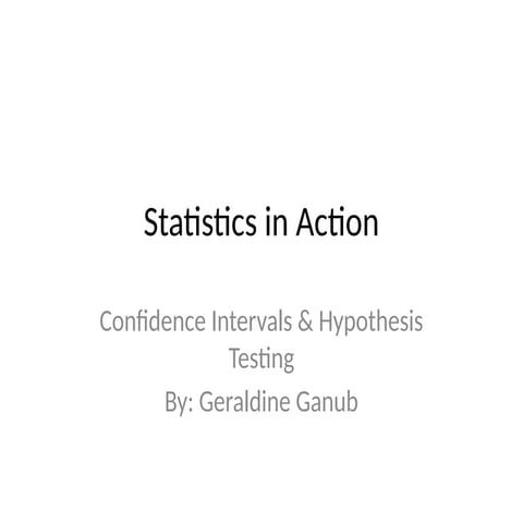 Understanding Confidence Intervals and Hypothesis Testing in Statistics ...