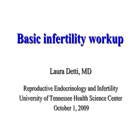 Infertility | PPT