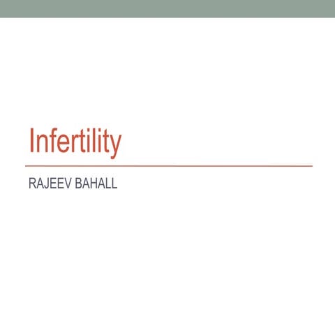 Infertility | PPT