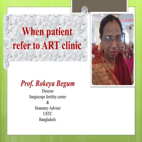 when patient refer to ART clinic | PPTX