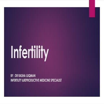 Infertility | PPTX