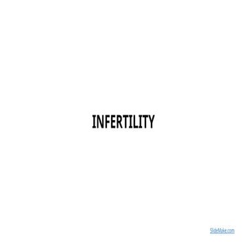 INFERTILITY biology HUMAN REPRODUCTION FERTILITY | PPTX