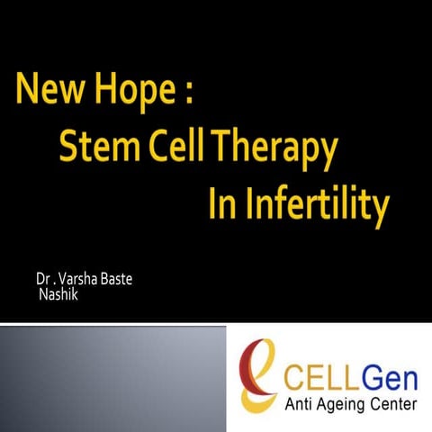 Stem Cell For Infertility Treatment