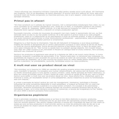 Infiintare plantatii pomicole