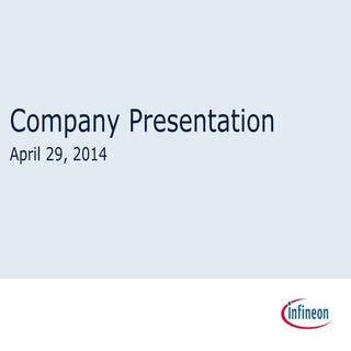 Infineon Technologies Company Prese...