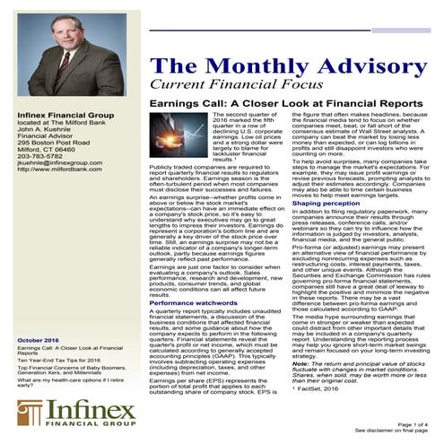 The Monthly Advisory October 2016