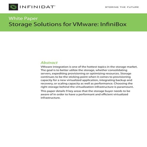Enterprise Storage Solutions for VMware