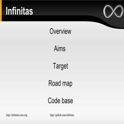 Infinitas cakefest 2010 presentation