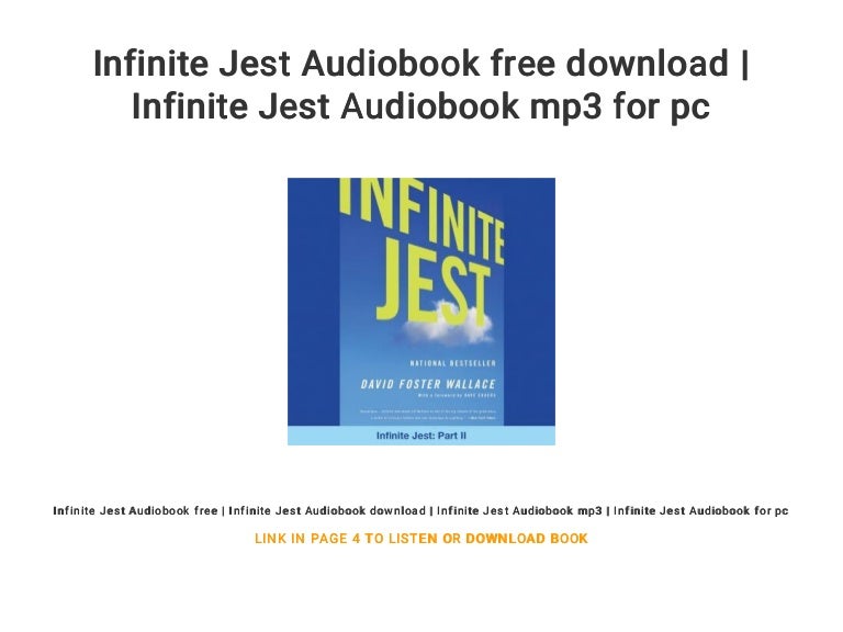 Infinite Jest Audiobook Free Download Infinite Jest Audiobook Mp3 F