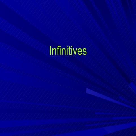 Infinitives1.16