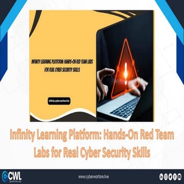 Infinity Learning Platform: Hands-On Red Team Labs for Real Cyber ...