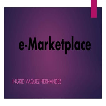 E-Marketplace 