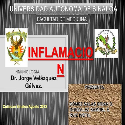 Inflamacion inmunologia