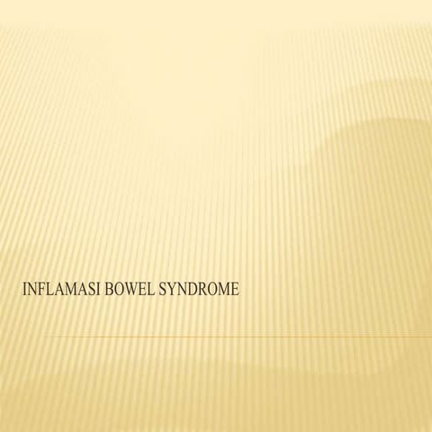 Inflamasi bowel disease