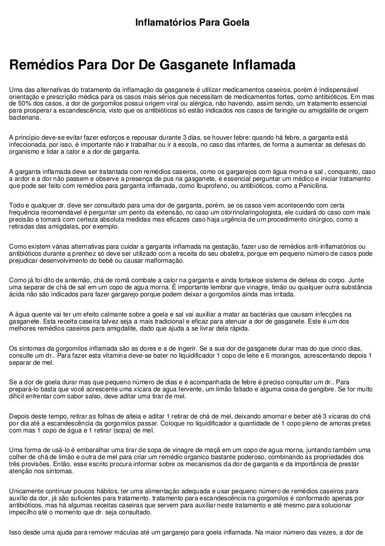 garganta inflamada qual antibiotico tomar