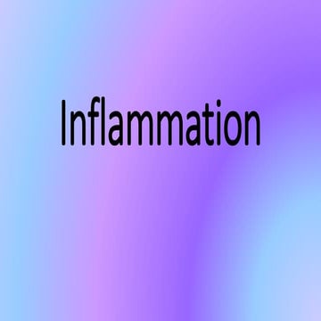 Pathophysiology of Inflammation