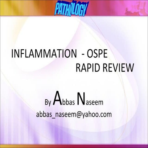 Inflammation ospe rapid review