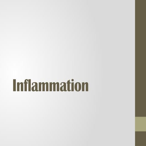 Comprehensive Overview of Inflammation: Mechanisms and Types | PPTX