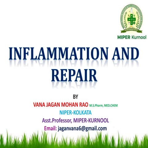 Inflammation and repair