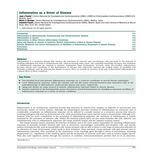 ACC STATEMENT 2025 Inflammation and Cardiovascular Disease | PPTX