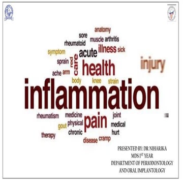 Inflammation notes Pathophysiology | PDF