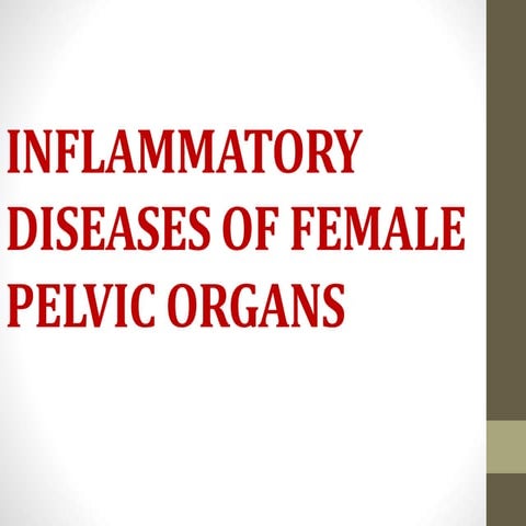 Parametritis/ Pelvic Cellulitis | PPTX