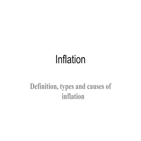 Inflation