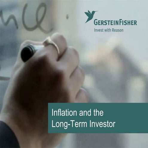 Inflation and the Long-Term Investor