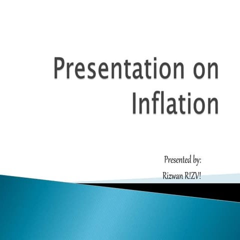 What Is Inflation. Written By R!ZV!