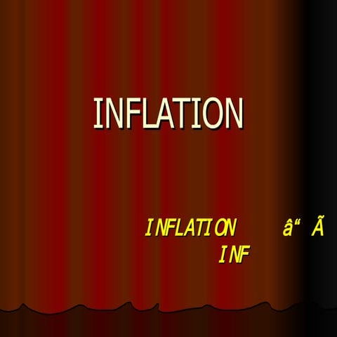 Inflation lesson 9
