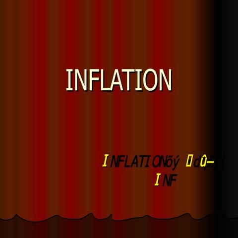 Inflation lesson 9