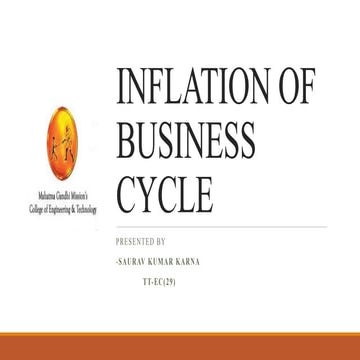 INFLATION OF BUSINESS CYCLE