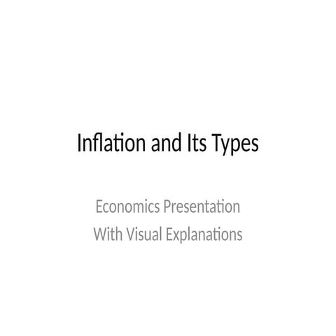 Inflation file for ppt presentation making | PPTX
