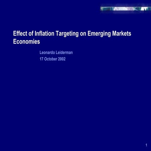 Inflation Targeting